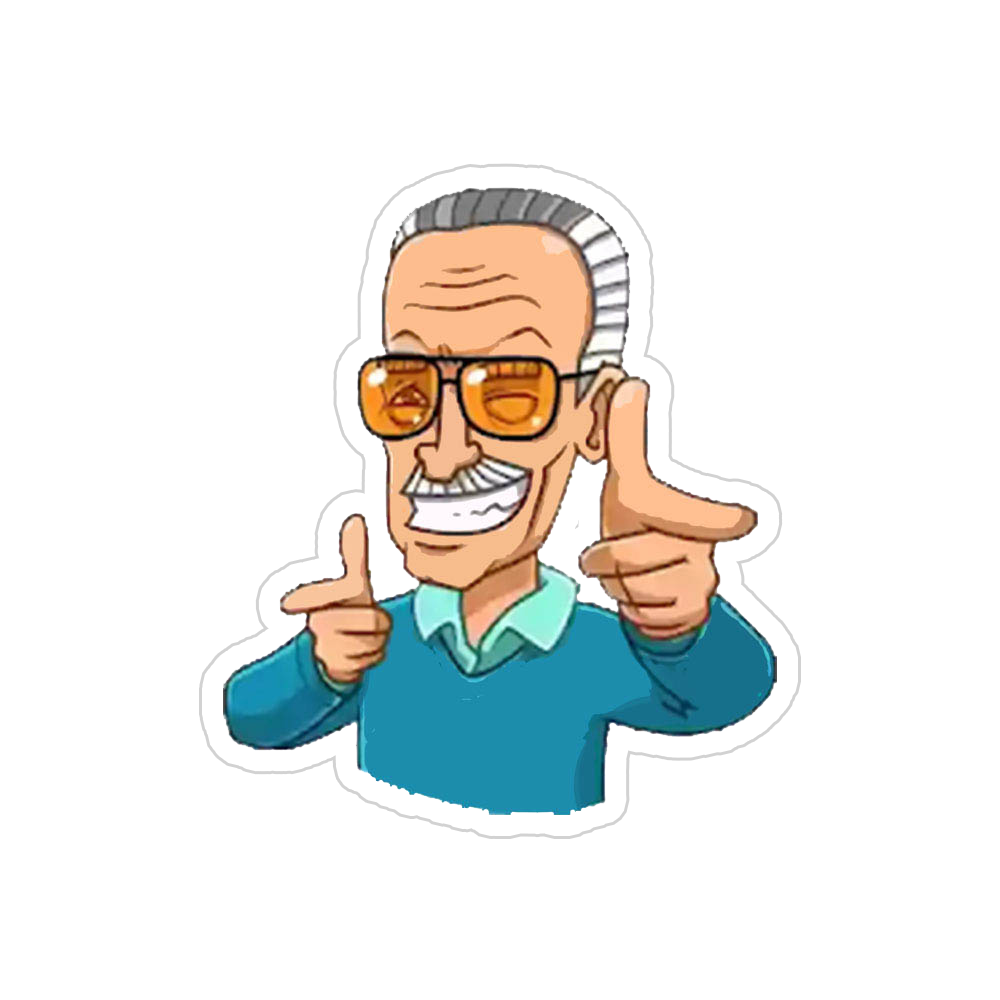 Stan Lee Sticker
