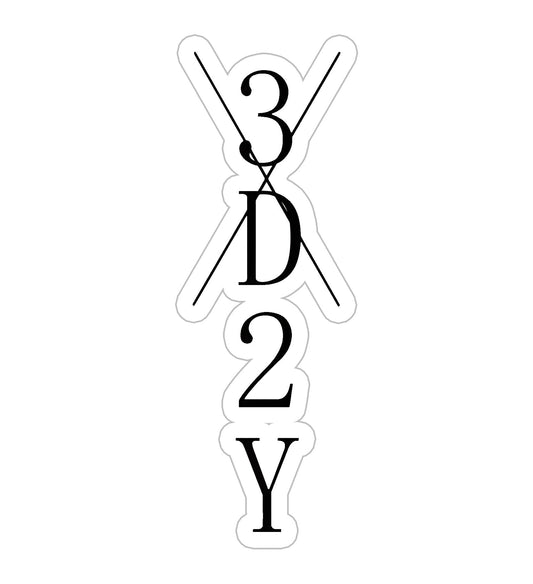 3D2Y Sticker