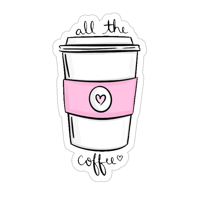 All the coffee Sticker