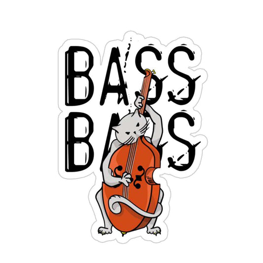 Bass Bass Sticker