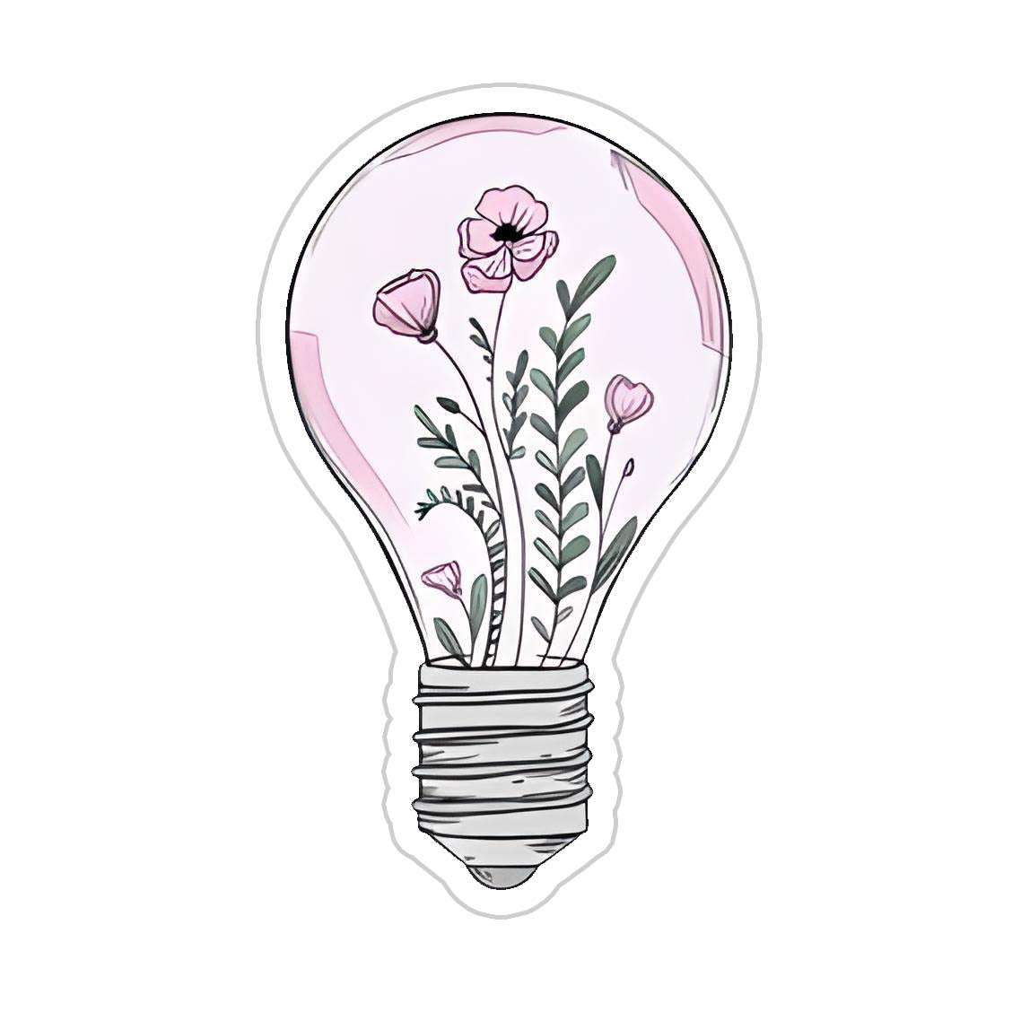 Bulb Art Sticker