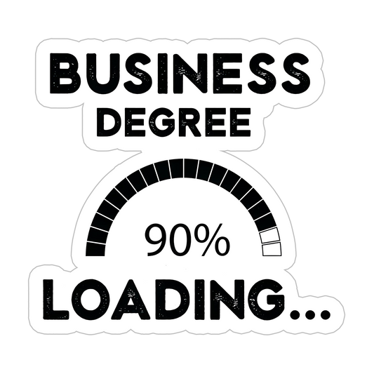 Business Degree Sticker