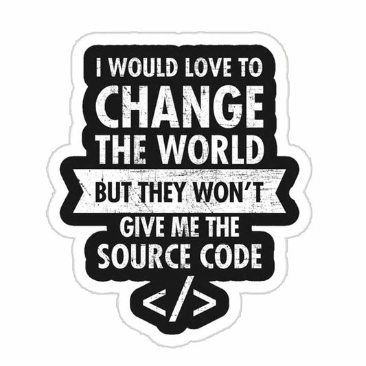 Change the World Sticker