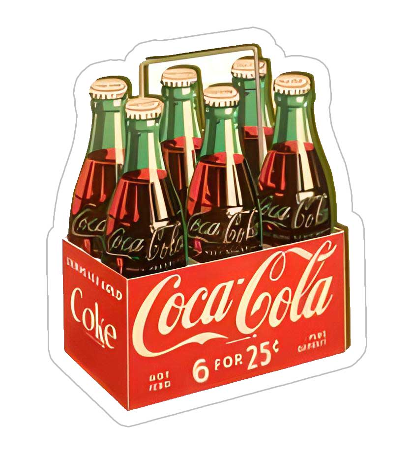 Cocacola Tray Sticker