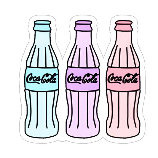 Coke Bottles  Sticker