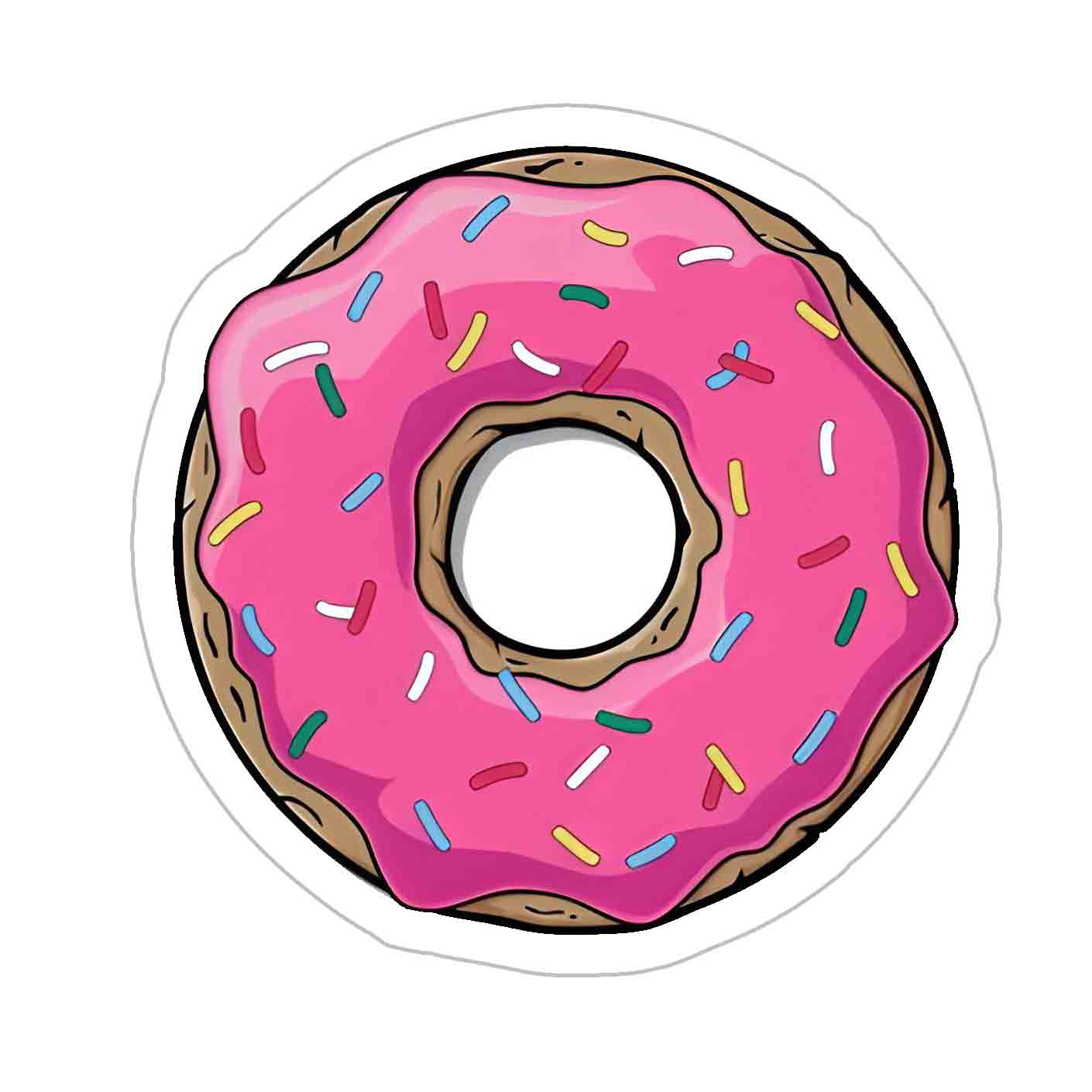 Cream Donut Sticker