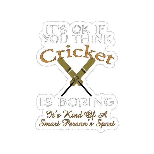 Cricket Bat & Ball Sticker