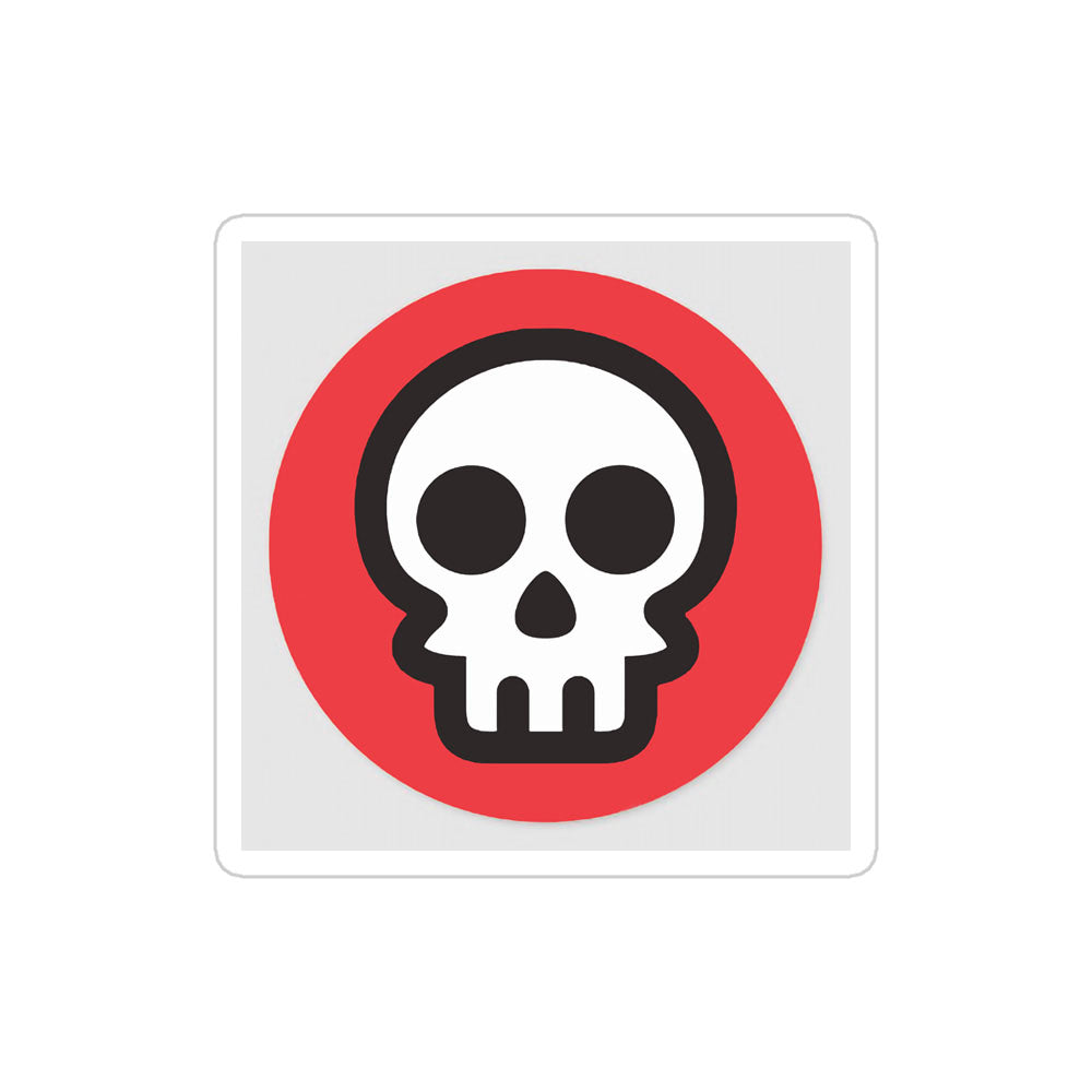 Danger Skull Sticker