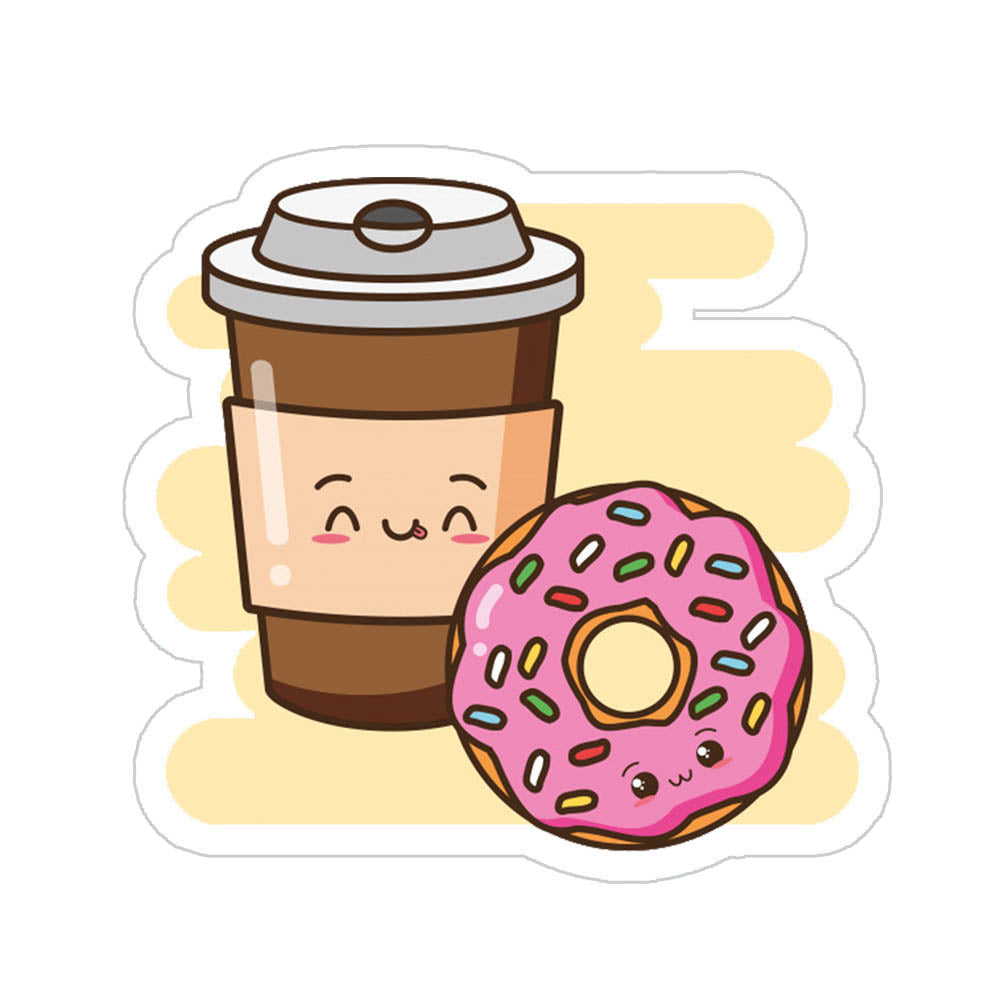 Donut & Shake Sticker