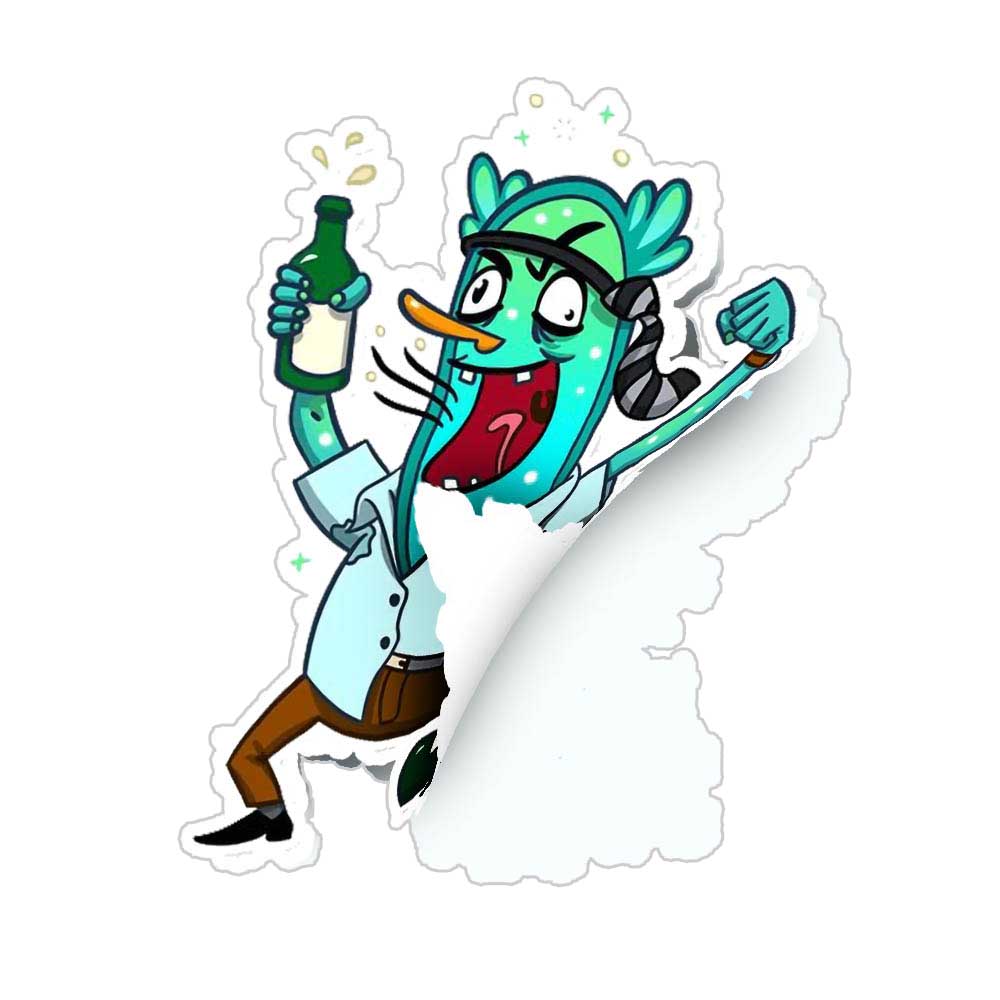 Drunken Art Sticker