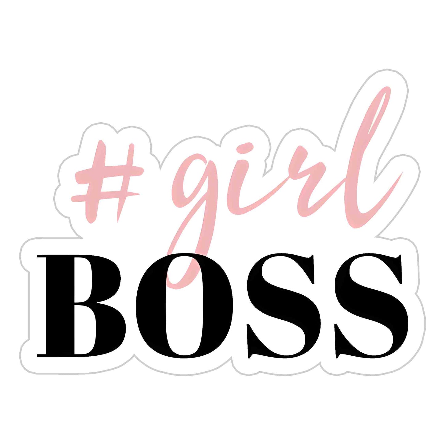 Girl boss Sticker