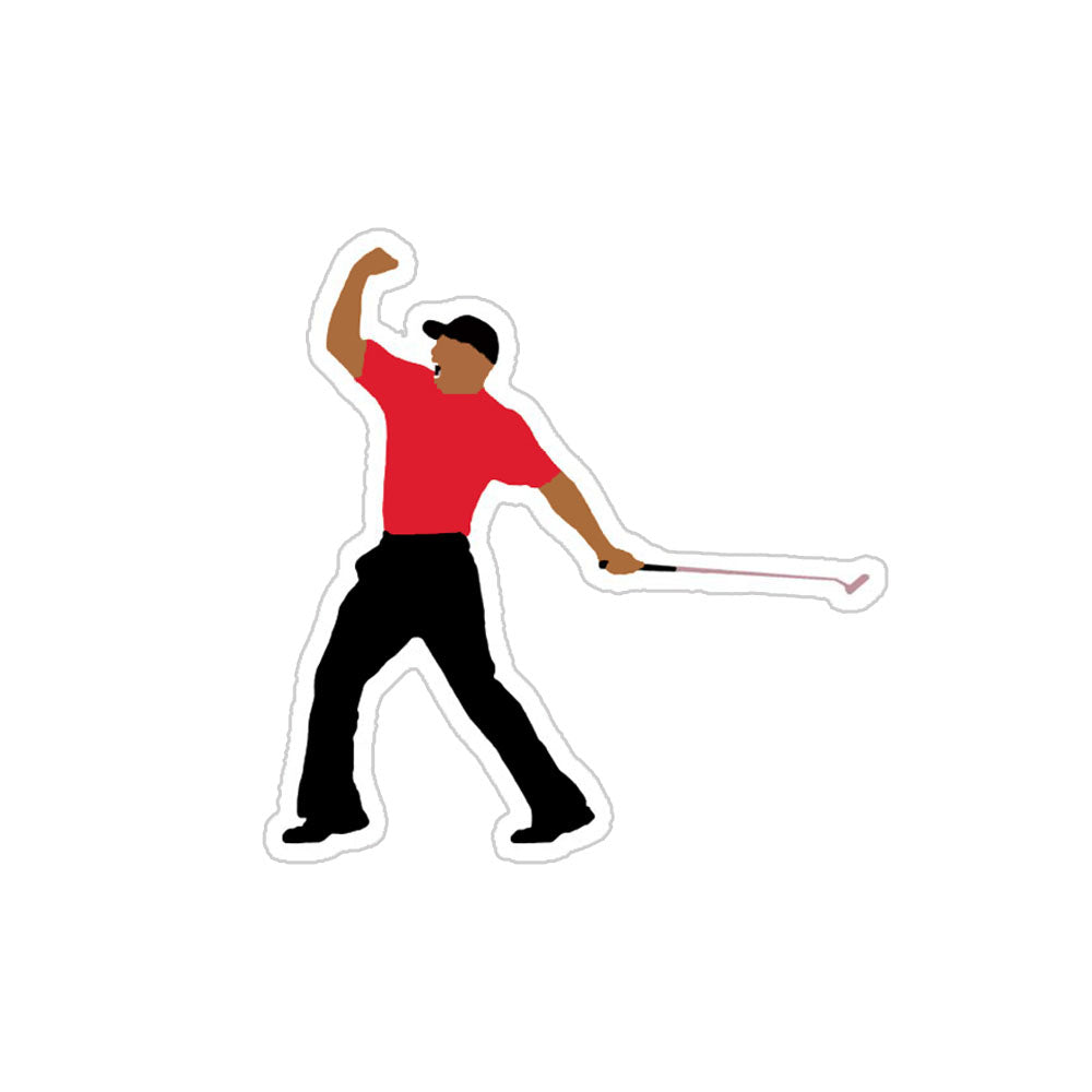 Golf ball stick Sticker