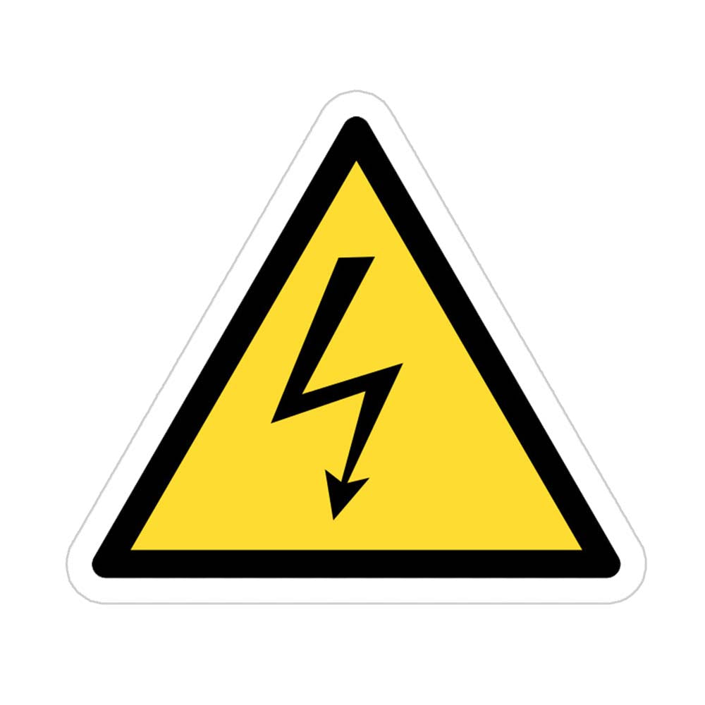 High Voltage Sticker