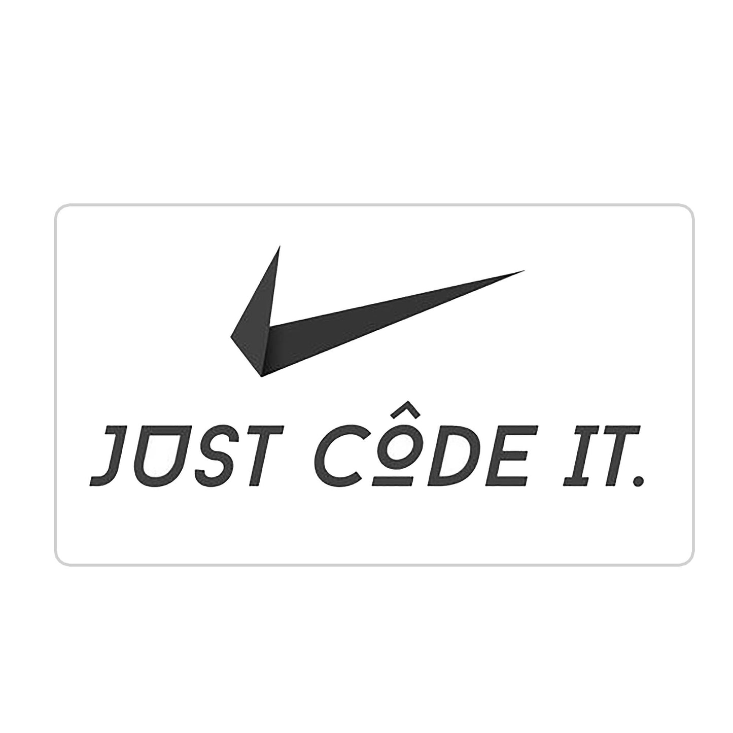 Just Code Sticker