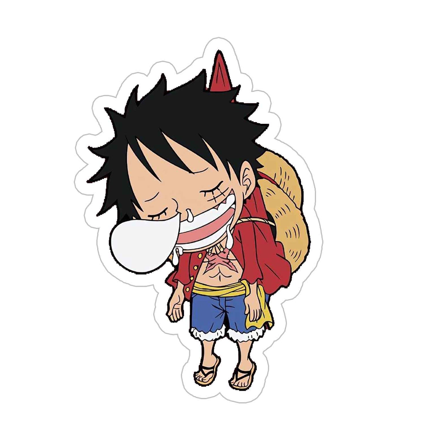 Lazy Sleepy Luffy Sticker