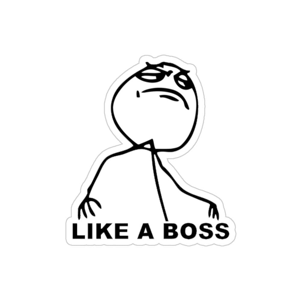 Like a Boss Sticker