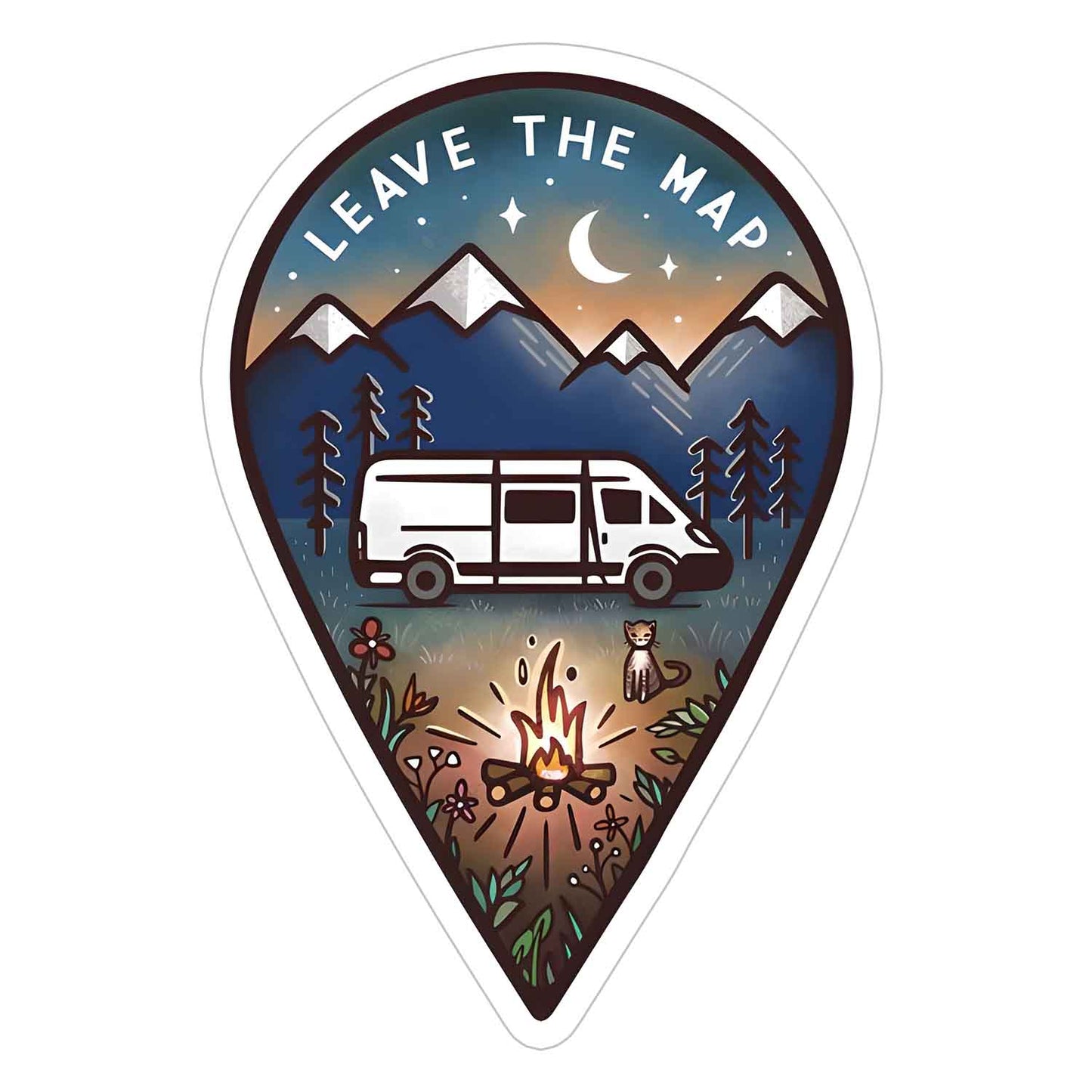 Location Mark Sticker