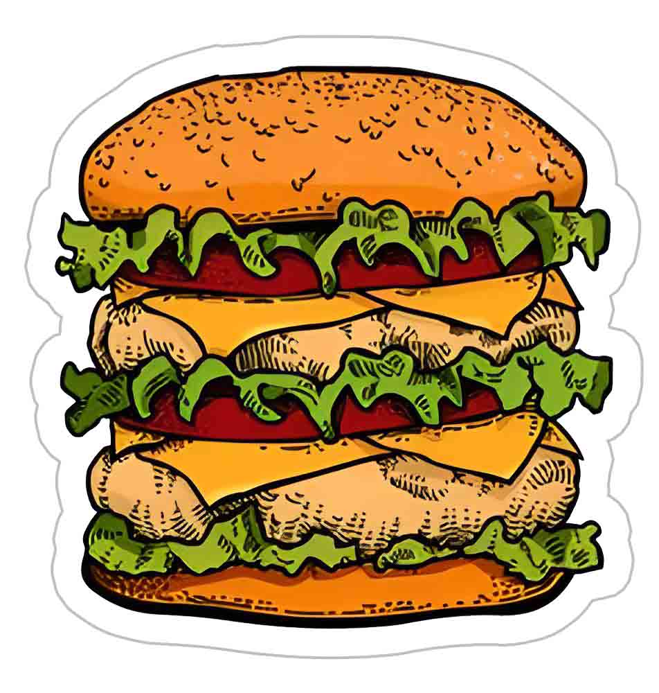 Maharaja Burger Sticker