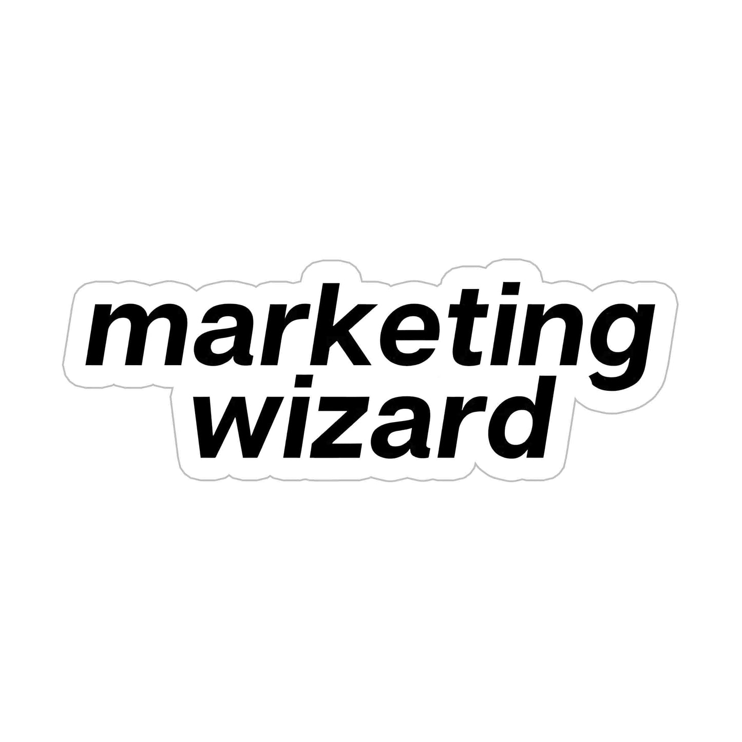 Marketing Wizard Sticker