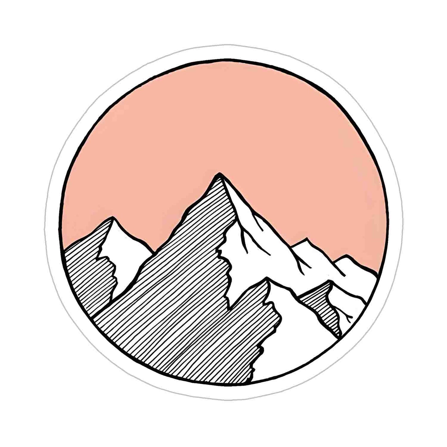 Mountain Eve Sticker