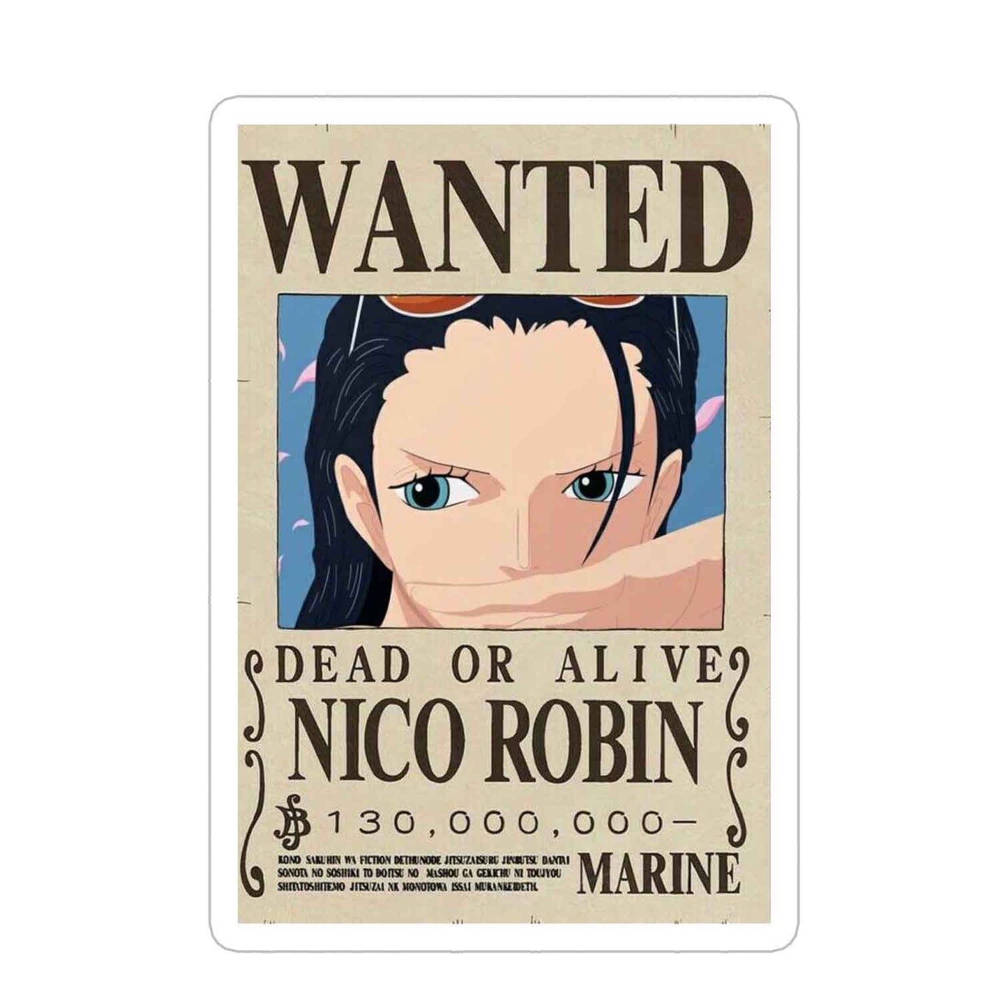 Nico Robin Bounty Sticker