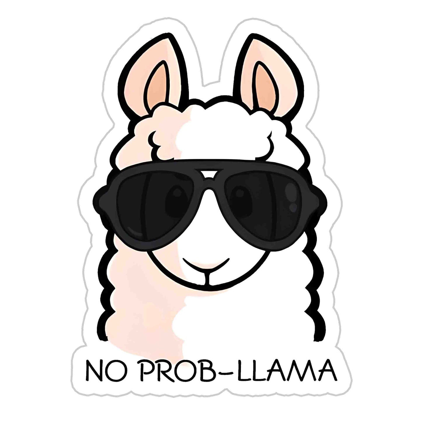 No Probllama Sticker