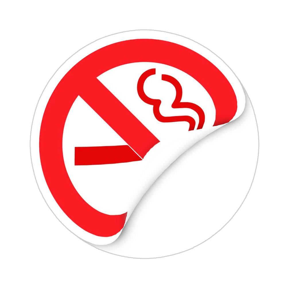 No Smoking Sticker