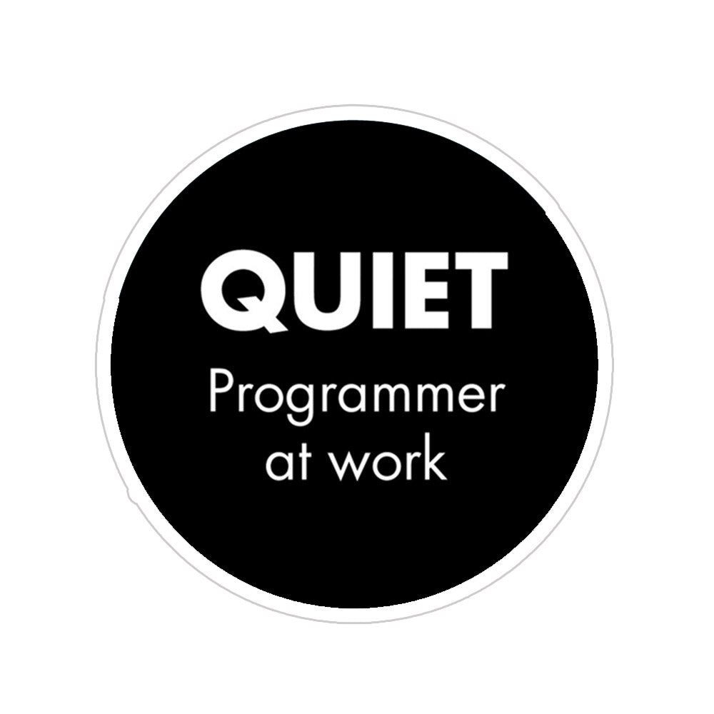 Quiet Sticker