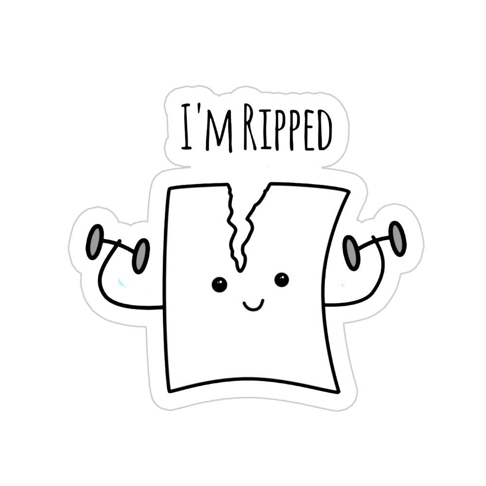 Ripped Sticker