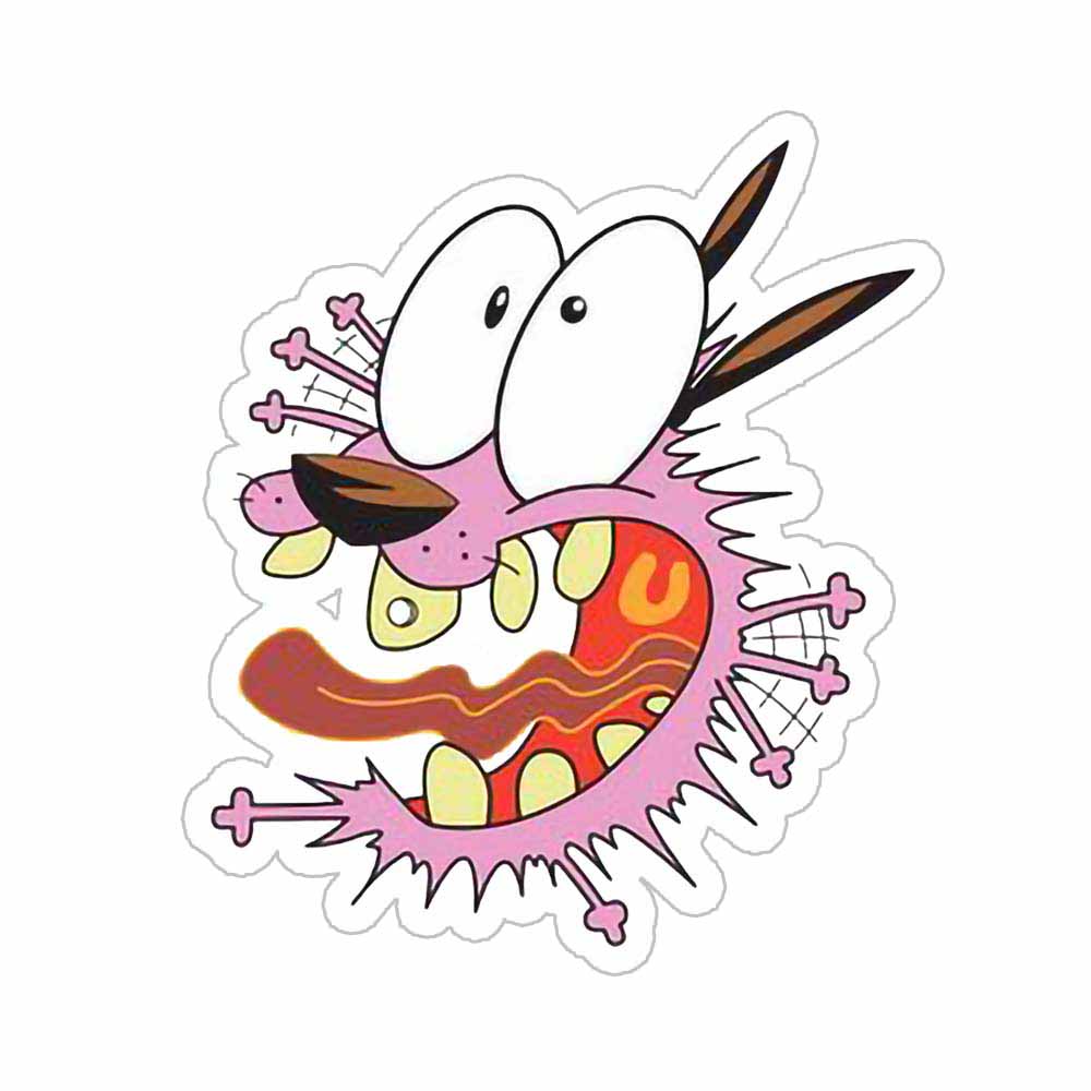 Scary Courage the Cowardy Sticker