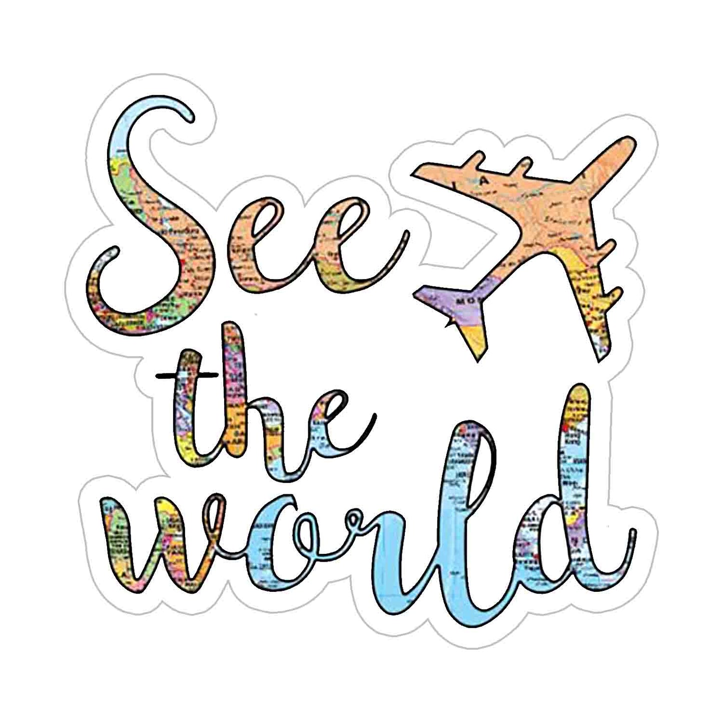 See the world Sticker