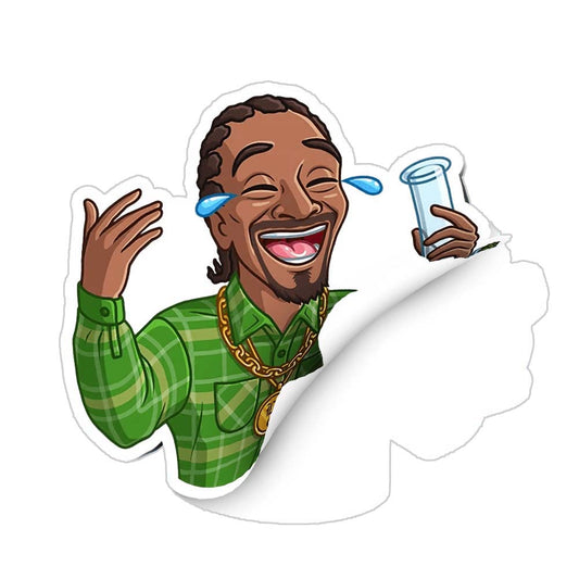 Snoop Dog Smoking Sticker