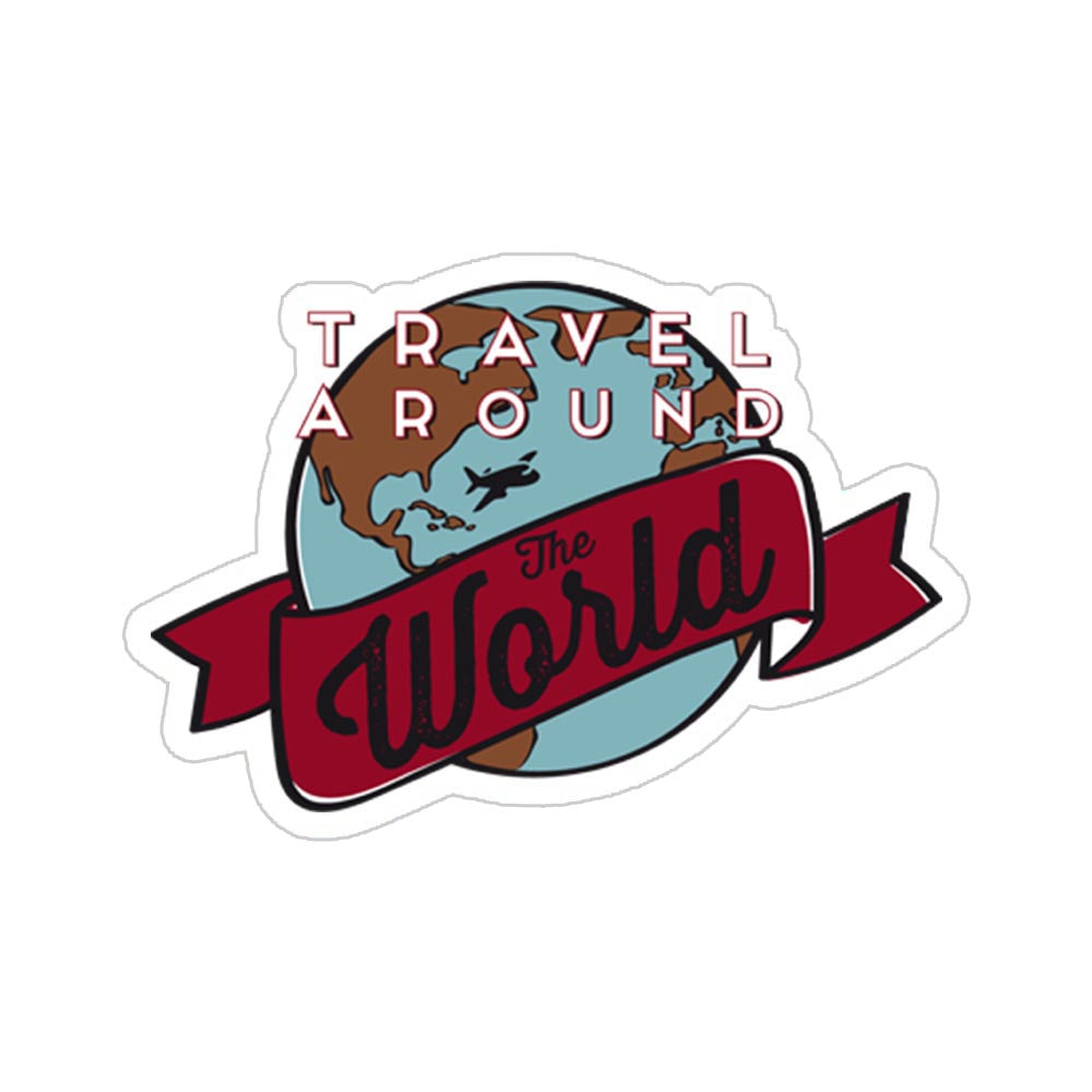 Travel Around World Sticker