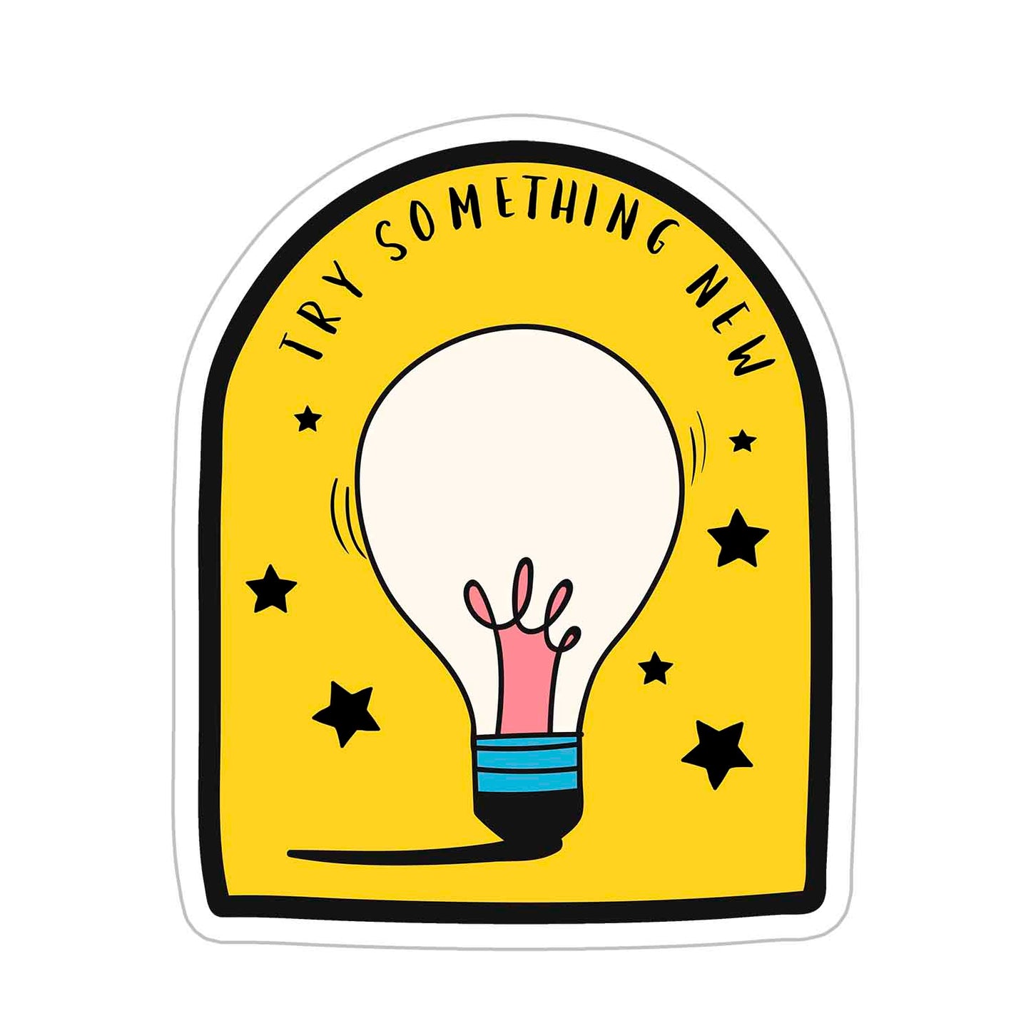 Try Something New Sticker