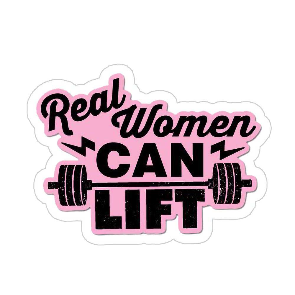 Women Can Lift Sticker