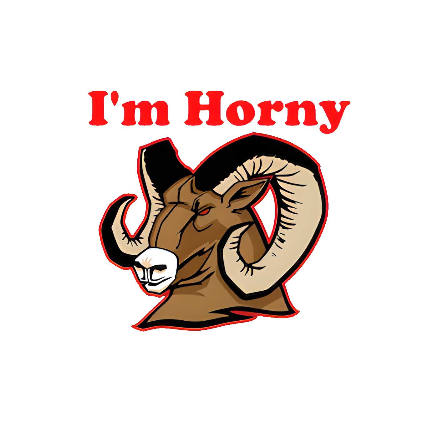 I'm Horny Sticker