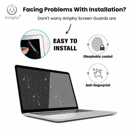 hydrophobic and oleophobic laptop screen protector unbreakable