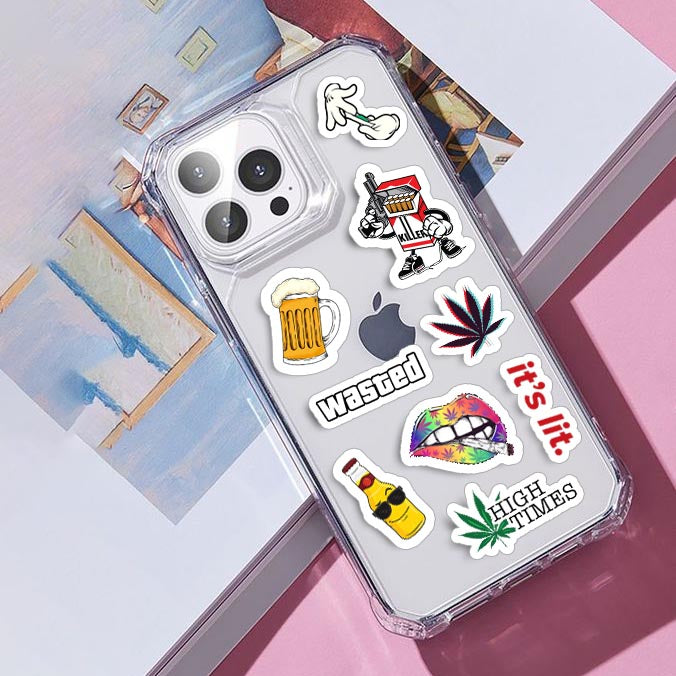 Alcohol Sticker Set Alcoholic Sticker Pack – Wrapupskin