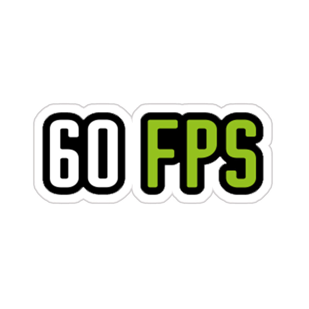 60 FPS Sticker