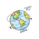 Around the world Sticker