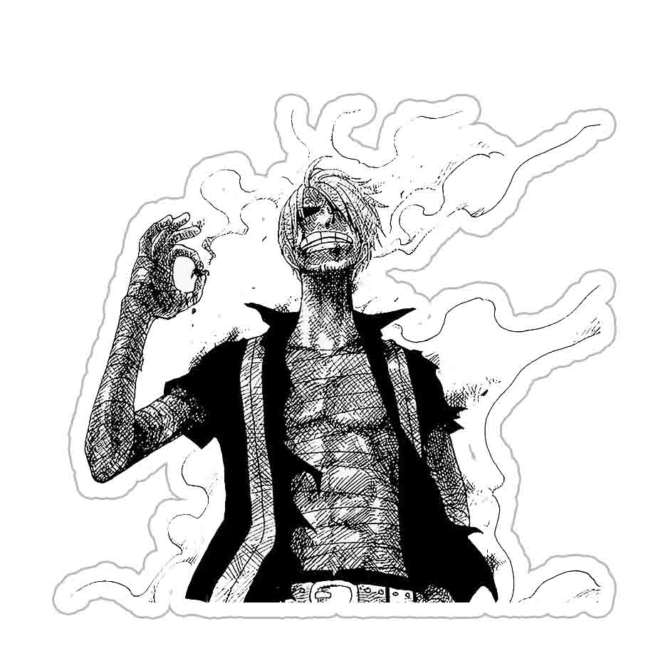 Badass Sanji Sticker