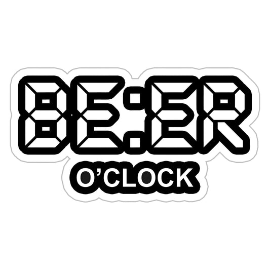 Beer O Clock Sticker