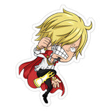 Black Foot Sanji Sticker