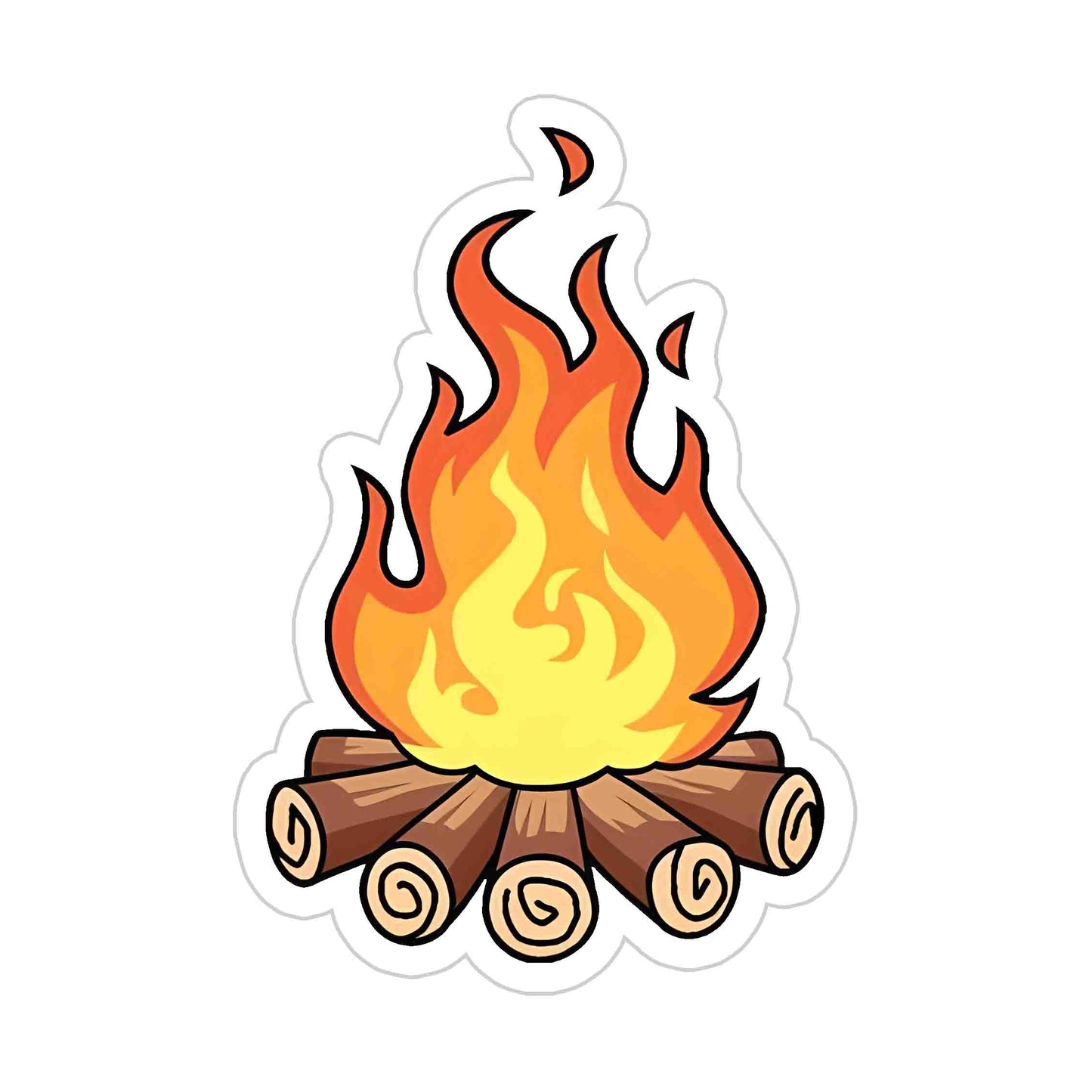 Bonfire Sticker