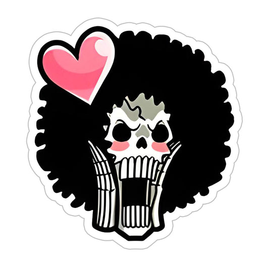 Brook shocked in love Sticker
