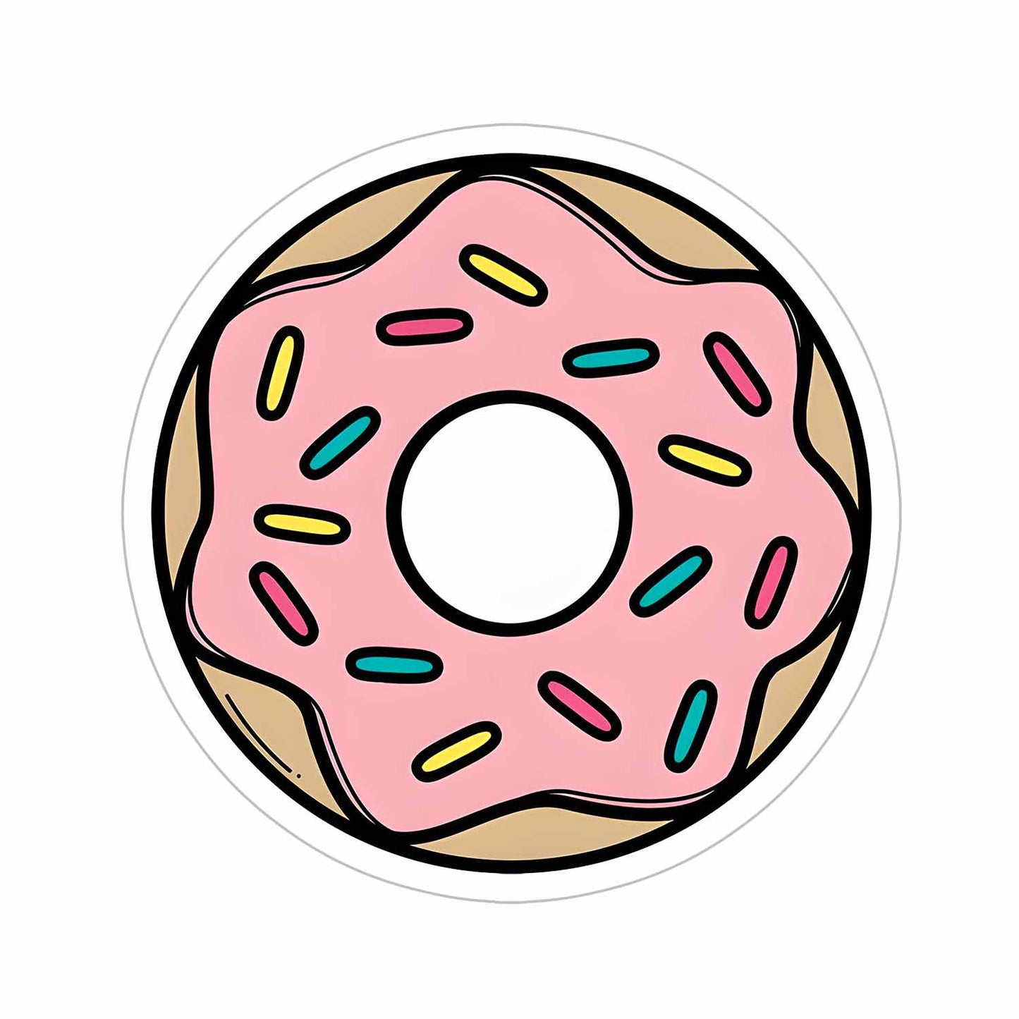 Bun Donut  Sticker