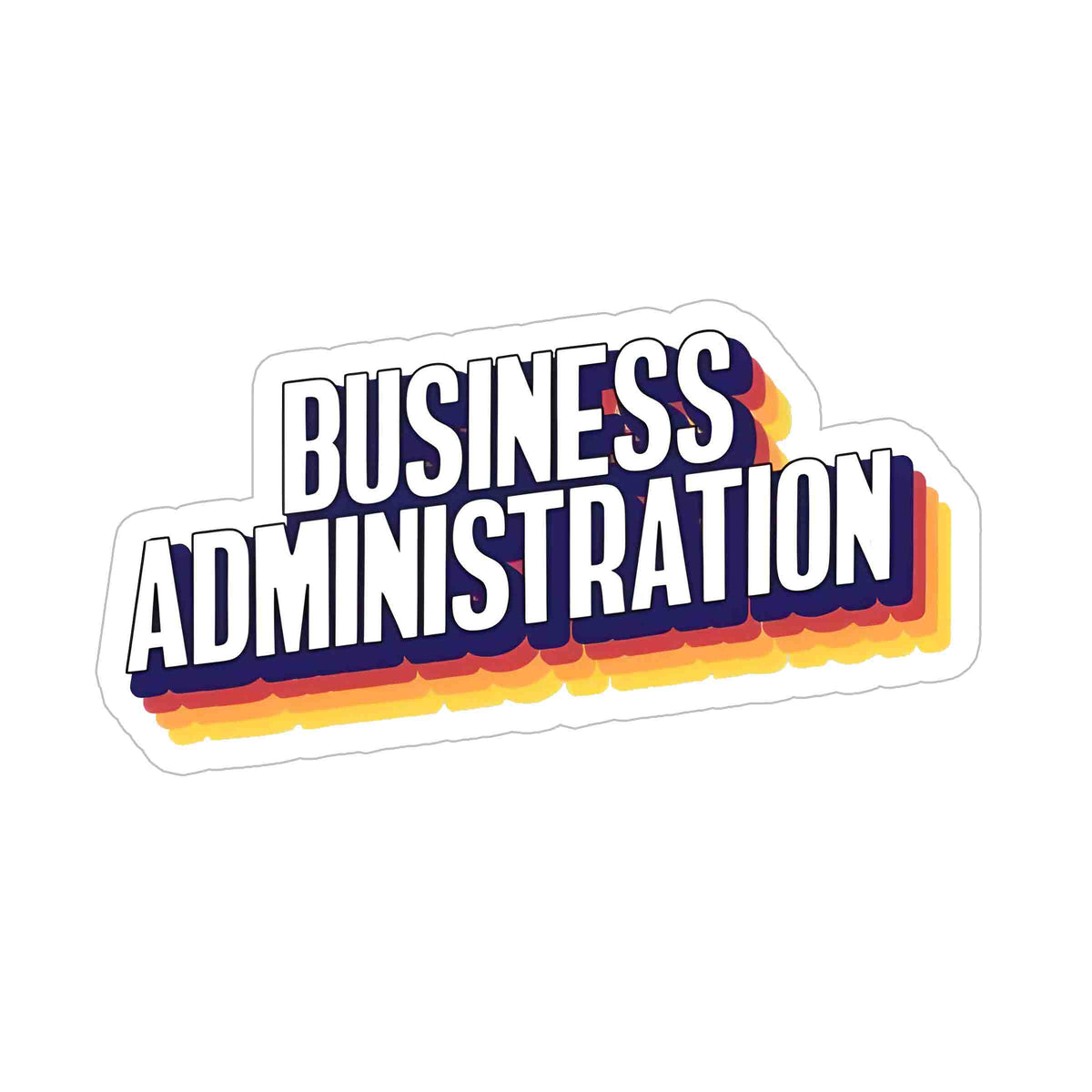 Business Administrator Sticker