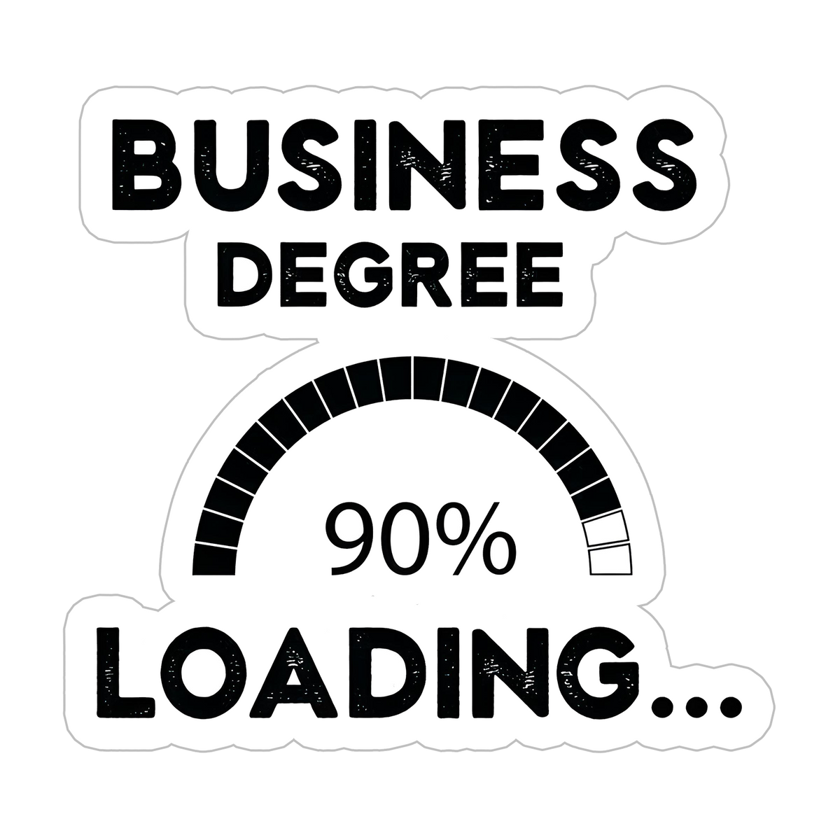 Business Degree Sticker