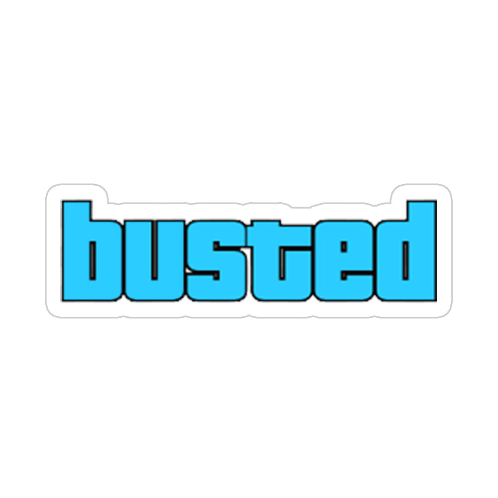 Busted Sticker