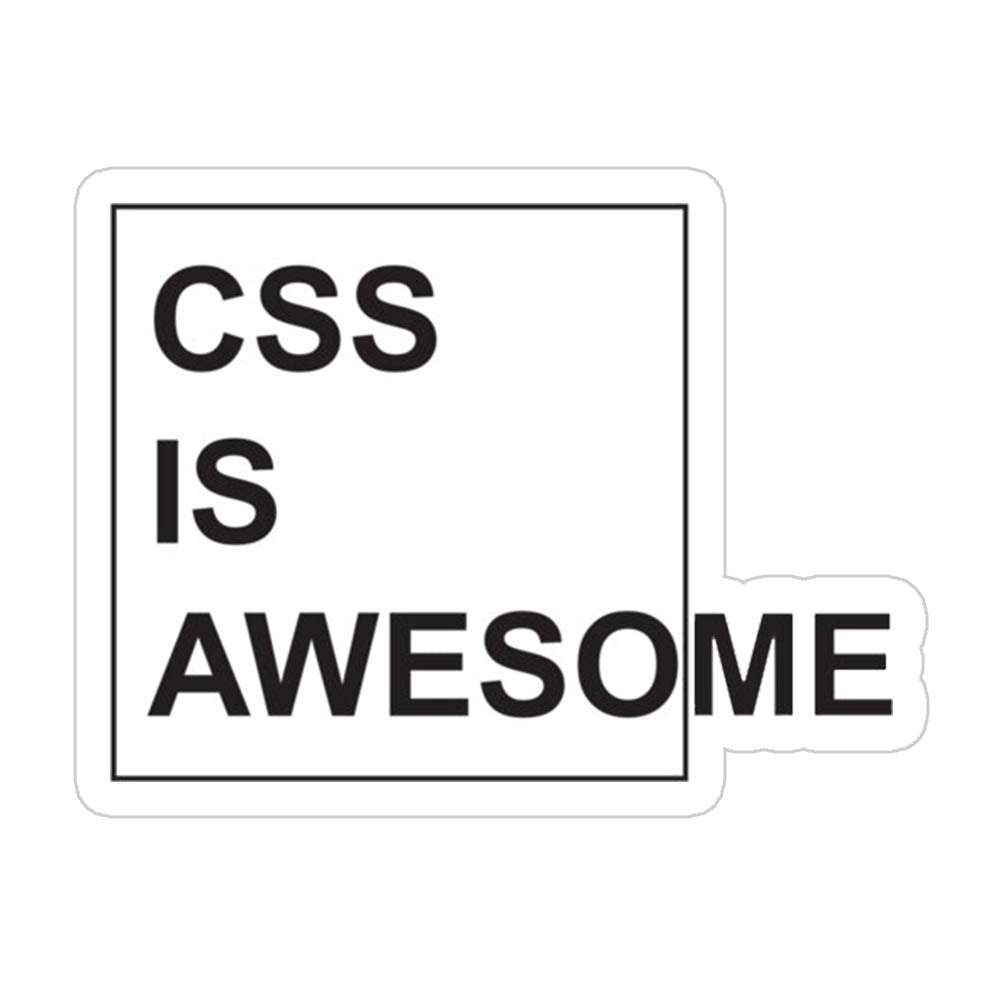 CSS is Awesome Sticker